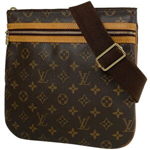 Louis Vuitton Bosphore Pochette Shoulder Bag Monogram Brown